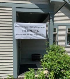 Maplewood Dental Arts Parking Lot Phone Sign